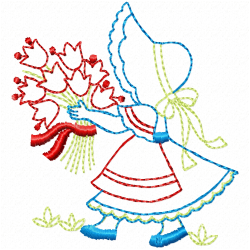 Girls Embroidery Design 2